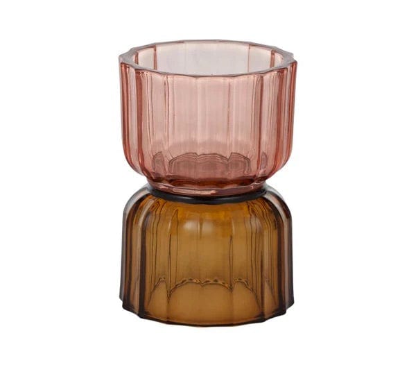 Pink Toffee Candle Holder