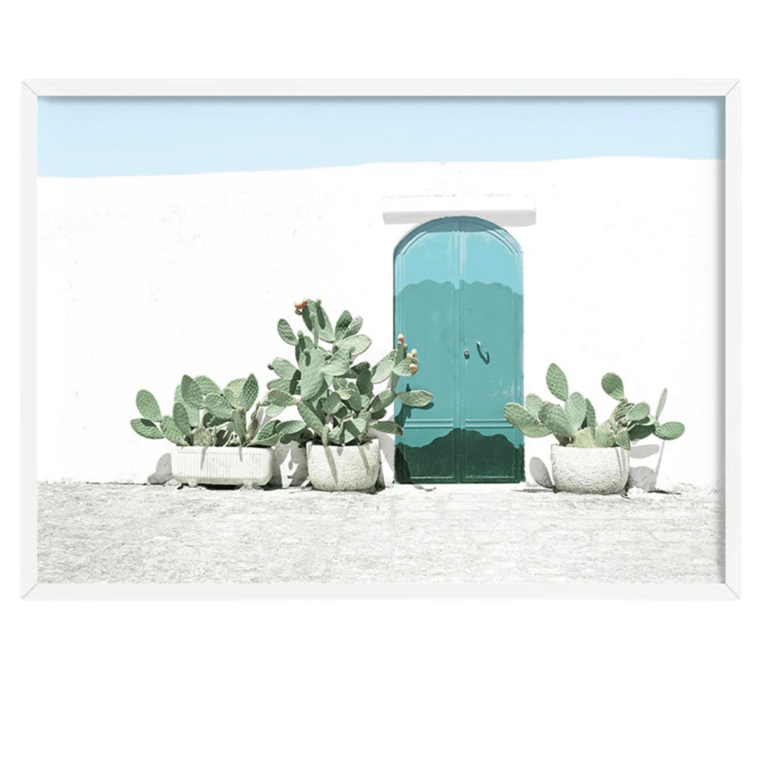 Desert Cactus Villa - Art Print