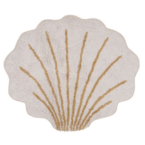 Clam Sea Shell Coastal Bath Mat